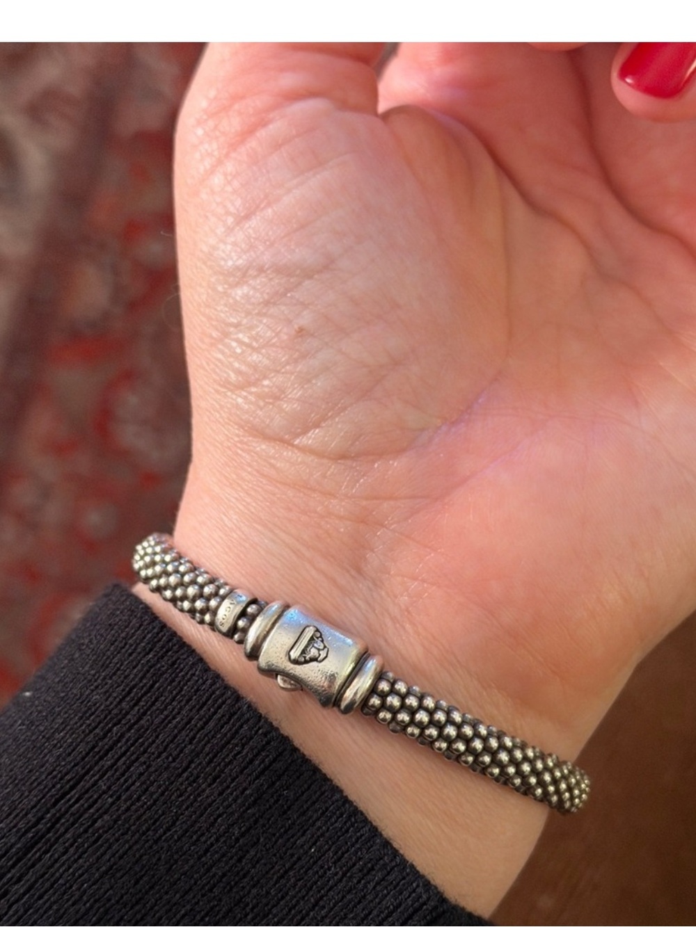 Lagos - Three Station X Caviar Bracelet 6mm - Picture 8 of 10